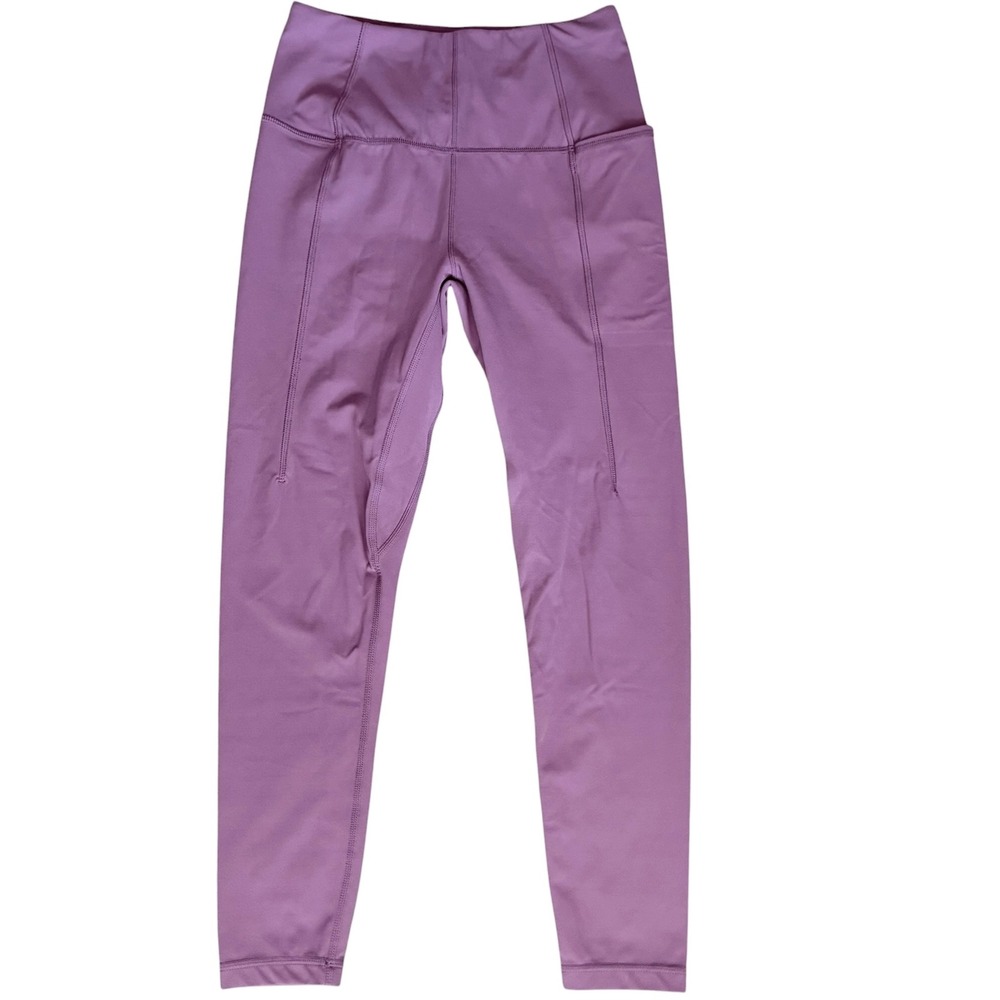 Sweaty Betty Super Soft Leggings Women 4 Purple Excellent 7/8 Yoga Pockets - Picture 5 of 14